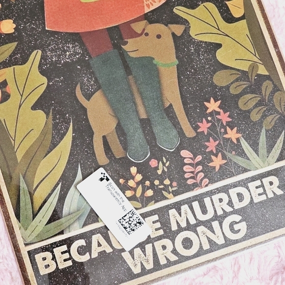 Gardening Vintage Style Tin Metal Sign - Picture 3 of 5